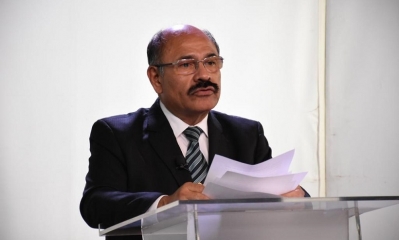 El ministro de Salud, Aníbal Cruz