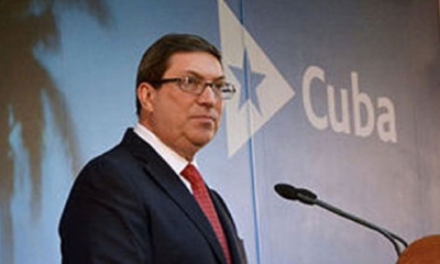 El canciller de Cuba, Bruno Rodríguez.