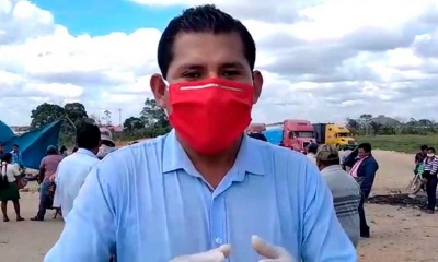 El dirigente indicó que la pausa es de 10 días. Foto captura de pantalla.