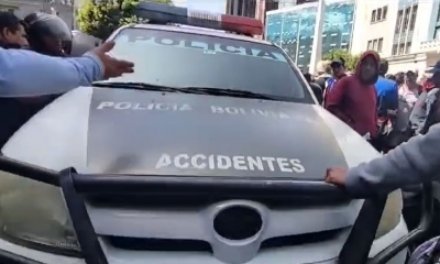 Ocurrió en la avenida Marsical Santa Cruz. Foto: Abya Yala.