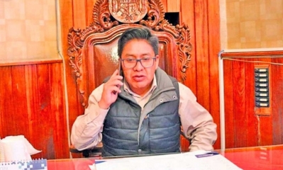 El alcalde Luis Alberto López