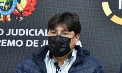 El presidente del Consejo dela Magistratura, Marvin Molina