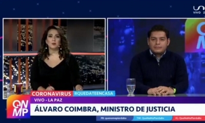 Foto Captura de pantalla: El ministro de Justicia, Álvaro Coímbra.