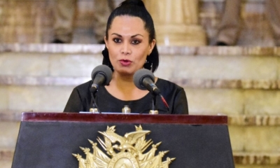 Roxana Lizárraga,ministra de Comunicación/Foto. ABI