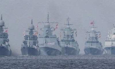 Rusia anunció este jueves ejercicios navales en enero y febrero