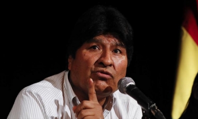 El expresidente Evo Morales