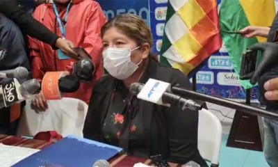 La gobernadora Esther Soria. | Gobernación