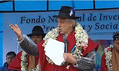 Vicepresidente del Estado, Álvaro García Linera (