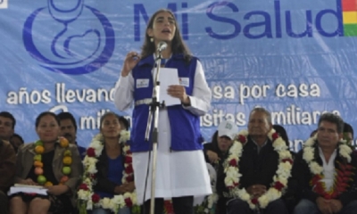 Gabriela Montaño, ministra de Salud/Foto. RRSS