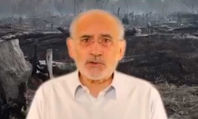 El candidato a presidente, Carlos Mesa