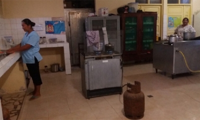 El hospital funciona con deficientes  condiciones/Foto. RRSS