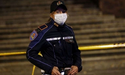 Imagen de una agente de Policía de Italia.