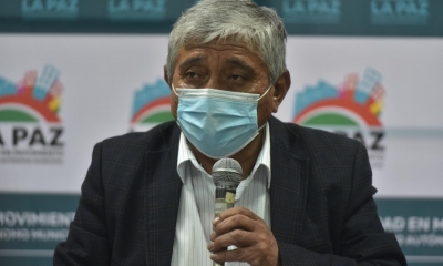 El alcalde de La Paz, Iván Arias.
