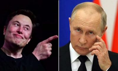 Elon Musk y Vladimir Putin