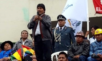 El presidente Evo Morales