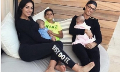 CR7 y su novia Georgina/Foto. RRSS
