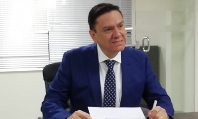 El Gerente de la Gestora Pública, Sergio Flores