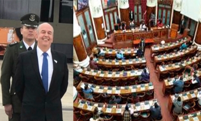 El ministro de Gobierno, Arturo Murillo