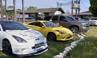Los autos que fueron secuestrados a uno de los 