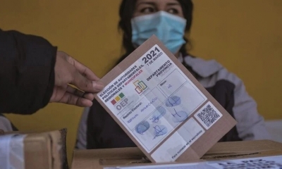 Uno de los simulacros de votación que se llevó adelante en la semana.