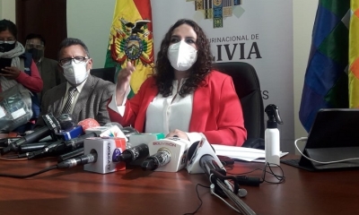 Viceministra de Promoción y Vigilancia Epidemiológica y Medicina Tradicional, María Renee Castro.