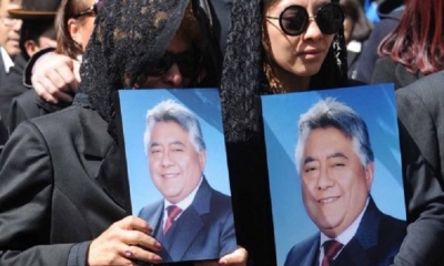 Así despidieron sus familiares al Viceministro/Foto. RRSS