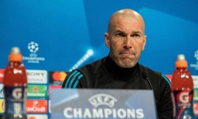 El entrenador francés del Real Madrid, Zinedine Zidane. 