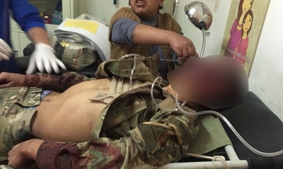 Uno de los militares que fue abatido durante un operativo contra el contrabando en Oruro. Foto: Internet