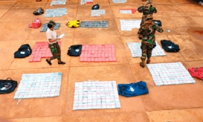 El cargamento del alcaloide de alta pureza fue refinado en una estancia de acopio en Guayaramerín