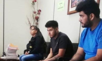 Los dos procesados fueron cautelados ayer en el Palacio/Foto. ED