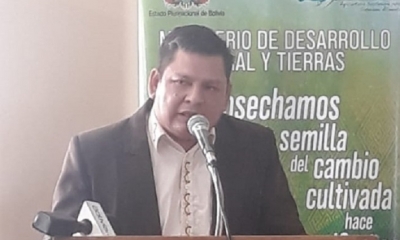 Pedro Damián Dorado, viceministro de Desarrollo Rural/Foto. RRSS
