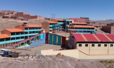 Esta es la vista panorámica de la estructura educativa/Foto. EP