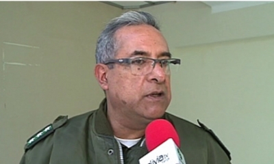 Comandante Departamental de la Policía, Alfonso Mendoza.