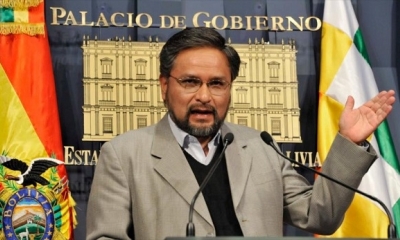 El ministro de la Presidencia, Alfredo Rada