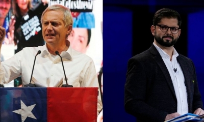 José Antonio Kast, de derecha radical, y Gabriel Boric, izquierdista.