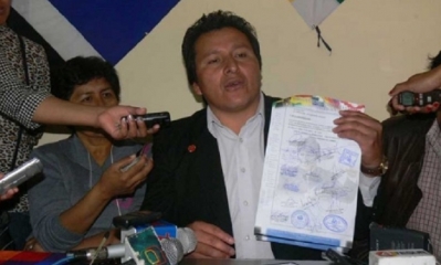 José Ortiz, presidente de la Asamblea Legislativa Departamental de Chuquisaca/Foto. RRSS