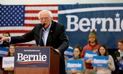 Bernie Sanders en campaña. Foto de EFE