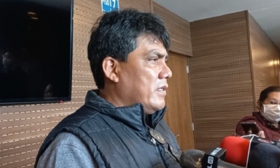 El diputado Héctor Arce del Movimiento Al Socialismo (MAS)
