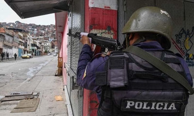 Un miembro de la Policía Nacional Bolivariana. | AFP