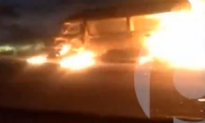 Se desconoce el paradero del chofer del vehículo de transporte público/Foto. Captura de pantalla  