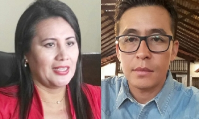 Dolka Gómez y Luis Ramiro Yucra/Foto.Kandire