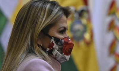 El presidente del Estado Jeanine Áñez. | Foto archivo | APG