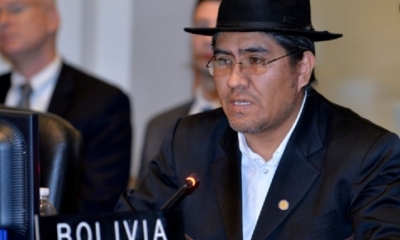 Diego Pary, canciller de Bolivia/Foto. RRSS