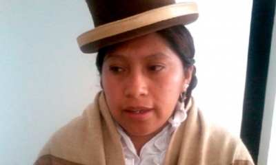 Concejala del municipio de Callapa, Mónica Paye/Foto. RRSS