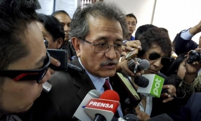 El ahora exalcalde de Oruro, Edgar Bazán