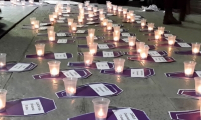 Uno de los actos impulsados por activistas para recordar a víctimas de feminicidio. Foto de archivo: ANF