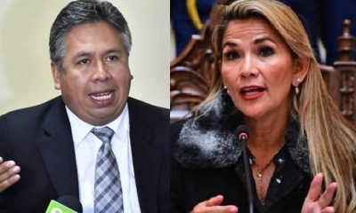 Luis Larrea y Jeanine Añez/Foto. Kandire 