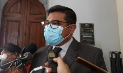 Una aparición anterior del alcalde de Sucre, Enrique Leaño.
