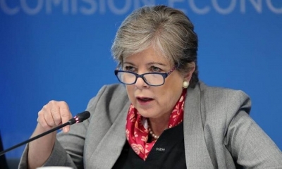 La titular de la Comisión Económica para América Latina y el Caribe (Cepal),