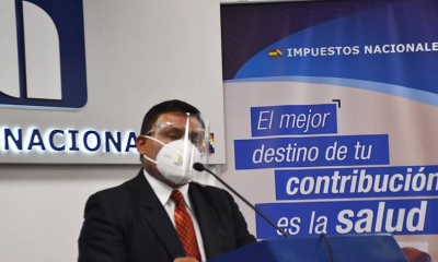 Presidente del Servicio de Impuestos Nacionales (SIN), Mario Cazón.